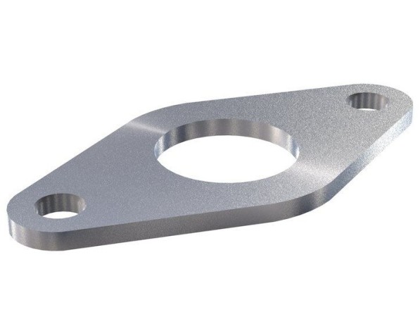 Фланец нержавеющий резьбовой овальный Ду 8 Ру 6 AISI 304 8 мм DIN 2558 фото