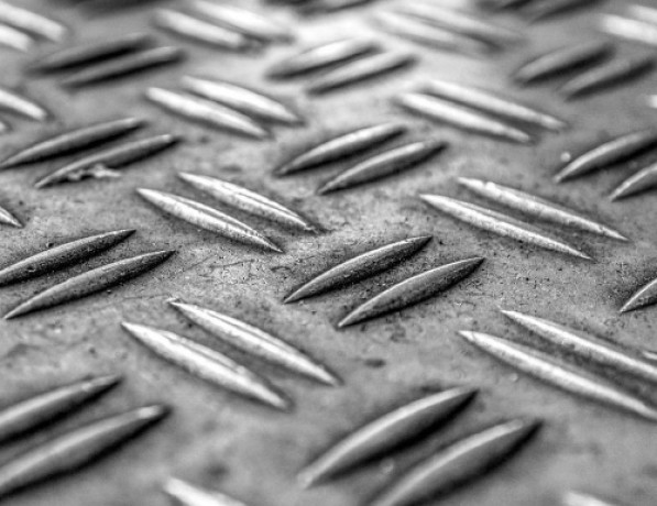 Лист нержавеющий рифленый г/к дуэт ЭП288 2,5 мм фото