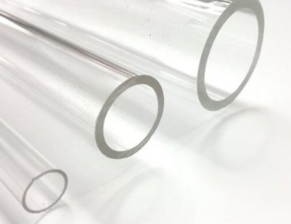 Оргстекло труба круглая экструзионная прозрачная блестящая PLEXIGLAS XT 1х7х5х2000 мм фото