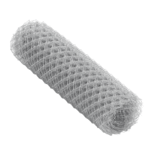 Сетка стальная рабица с квадратными ячейками в рулоне фото